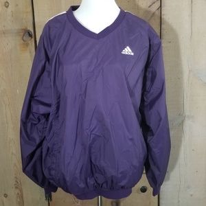 Vintage 90s Windbreaker Pullover Purple Size Large